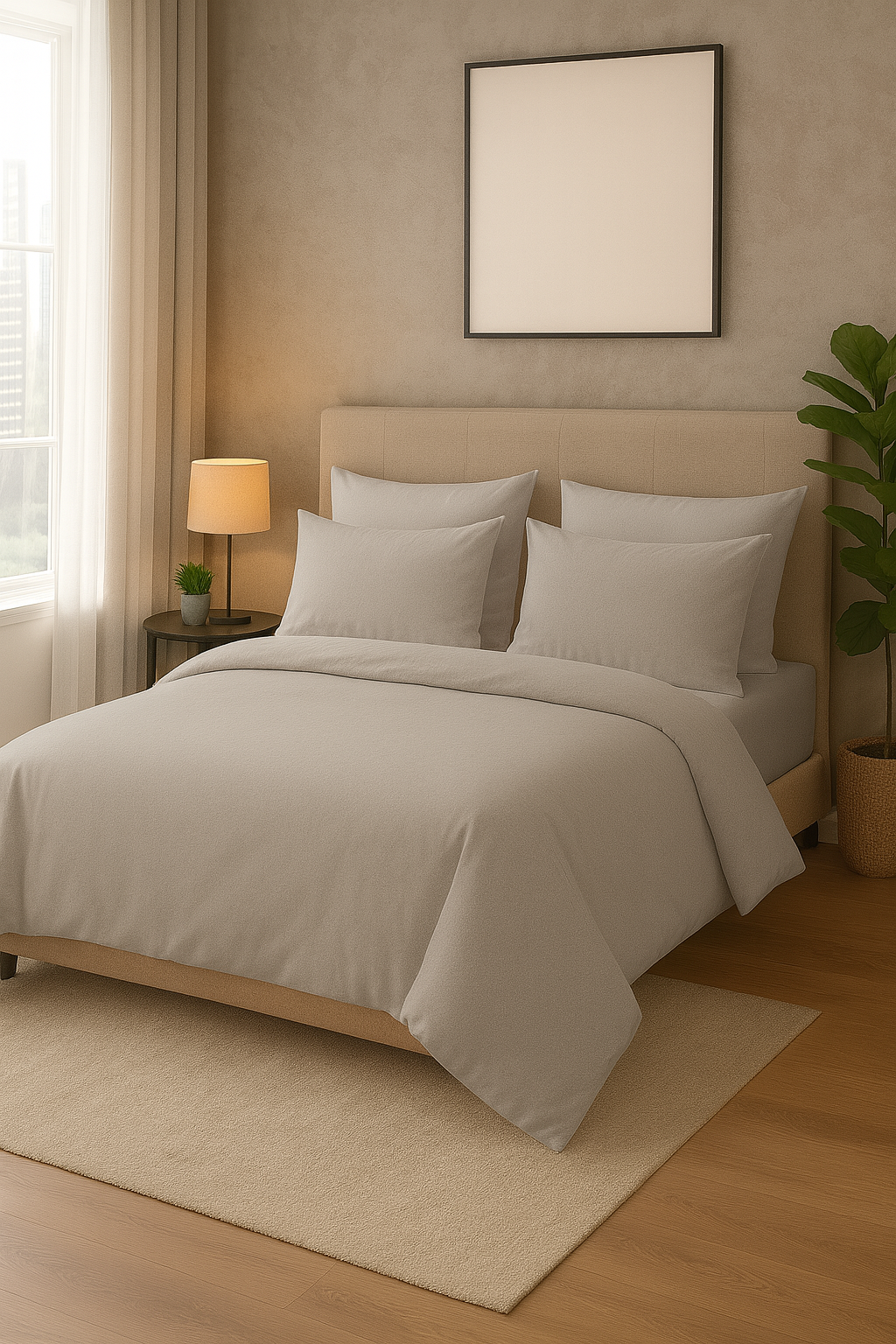 Постільна білизна фланель "Похмурий ранок"