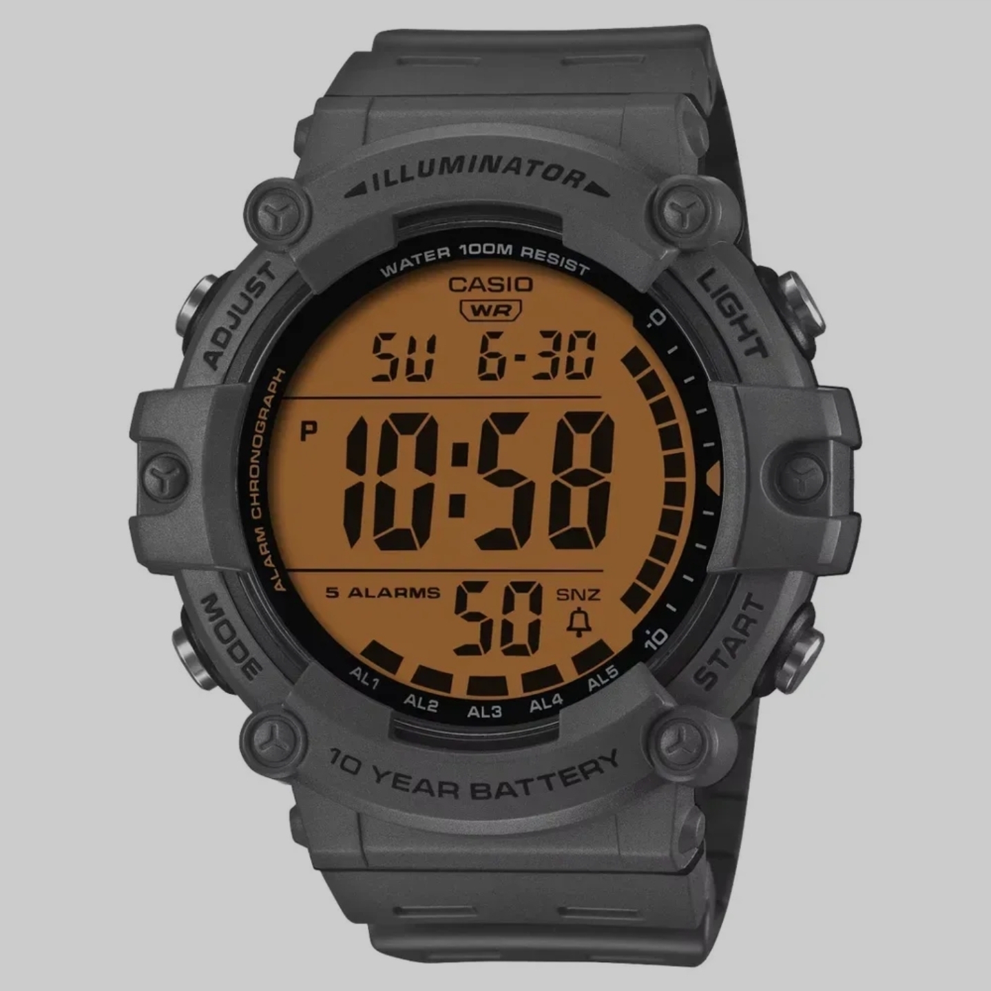 Чоловічий годинник Casio AE-1500WHC-8AVEF