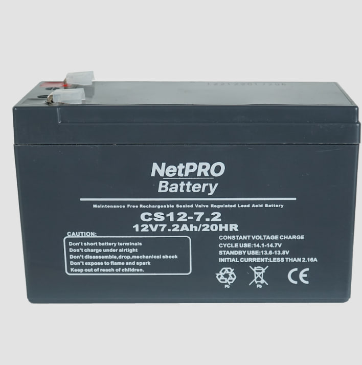 Акумулятор NetPRO CS 12-7,2 NEW (12V/7,2Ah)