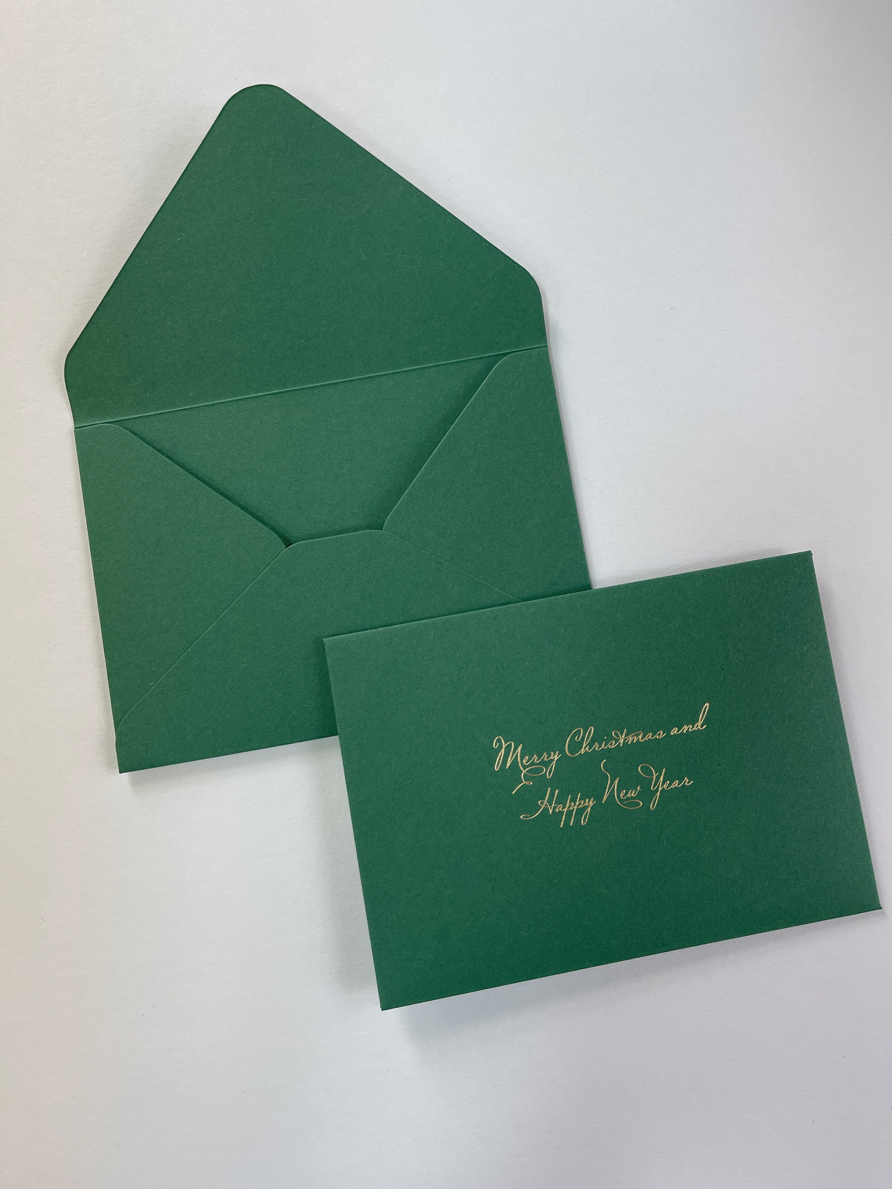 Конверт C6 зелений різдвяний 1