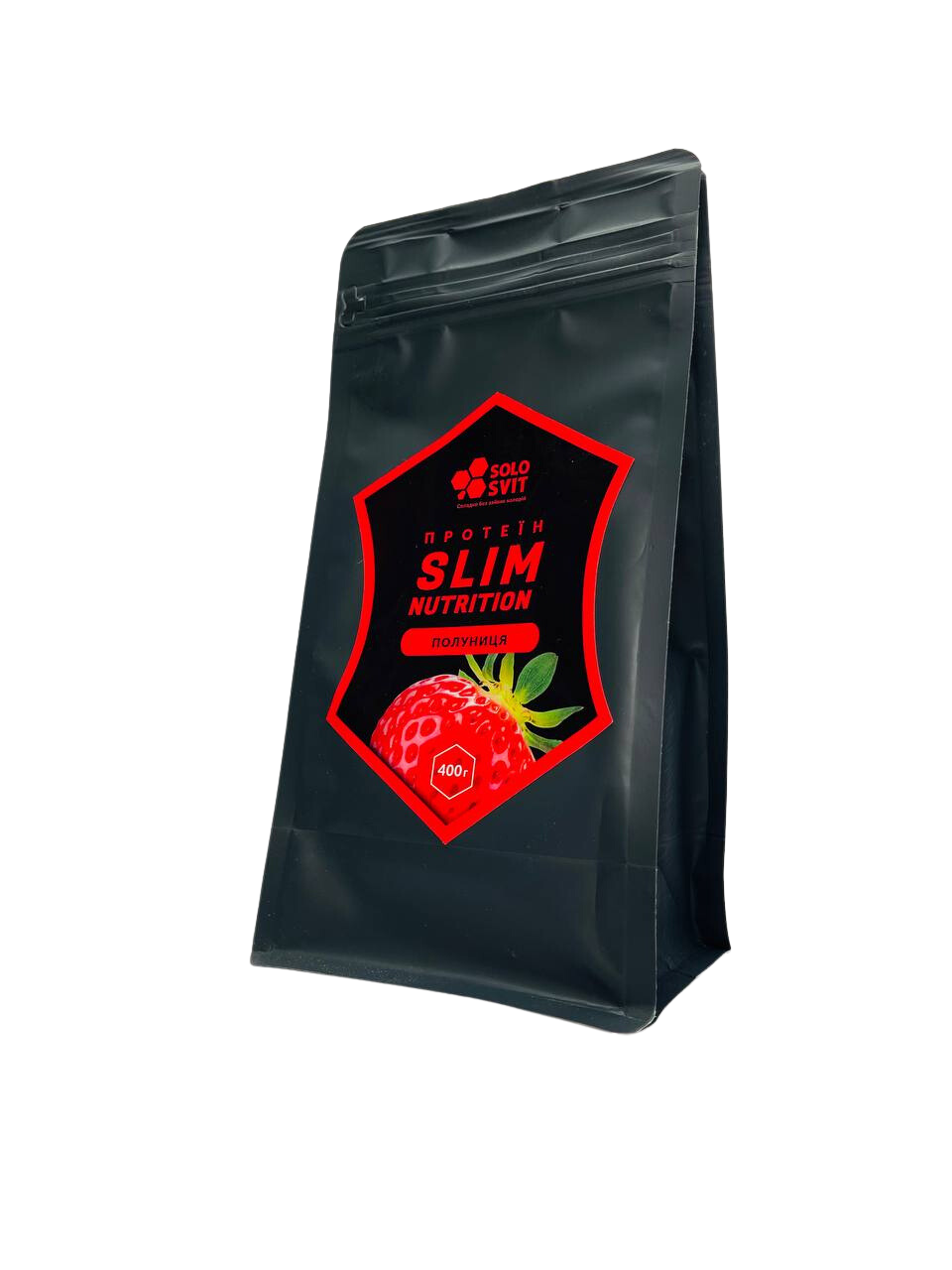 Протеїн Slim Nutrition Полуниця – SOLOSVIT, 400 г