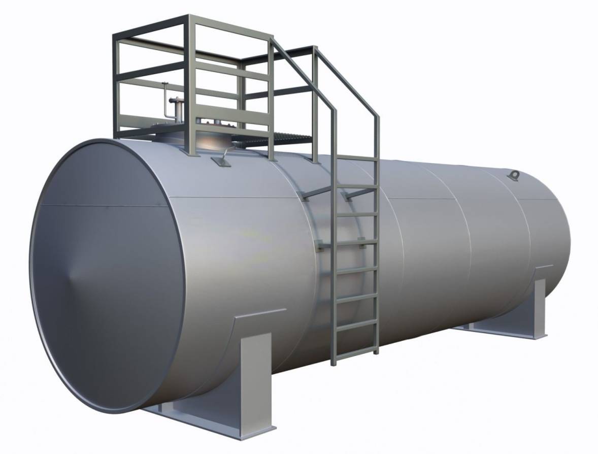 Резервуар РГС-60 - горизонтальна металева ємність