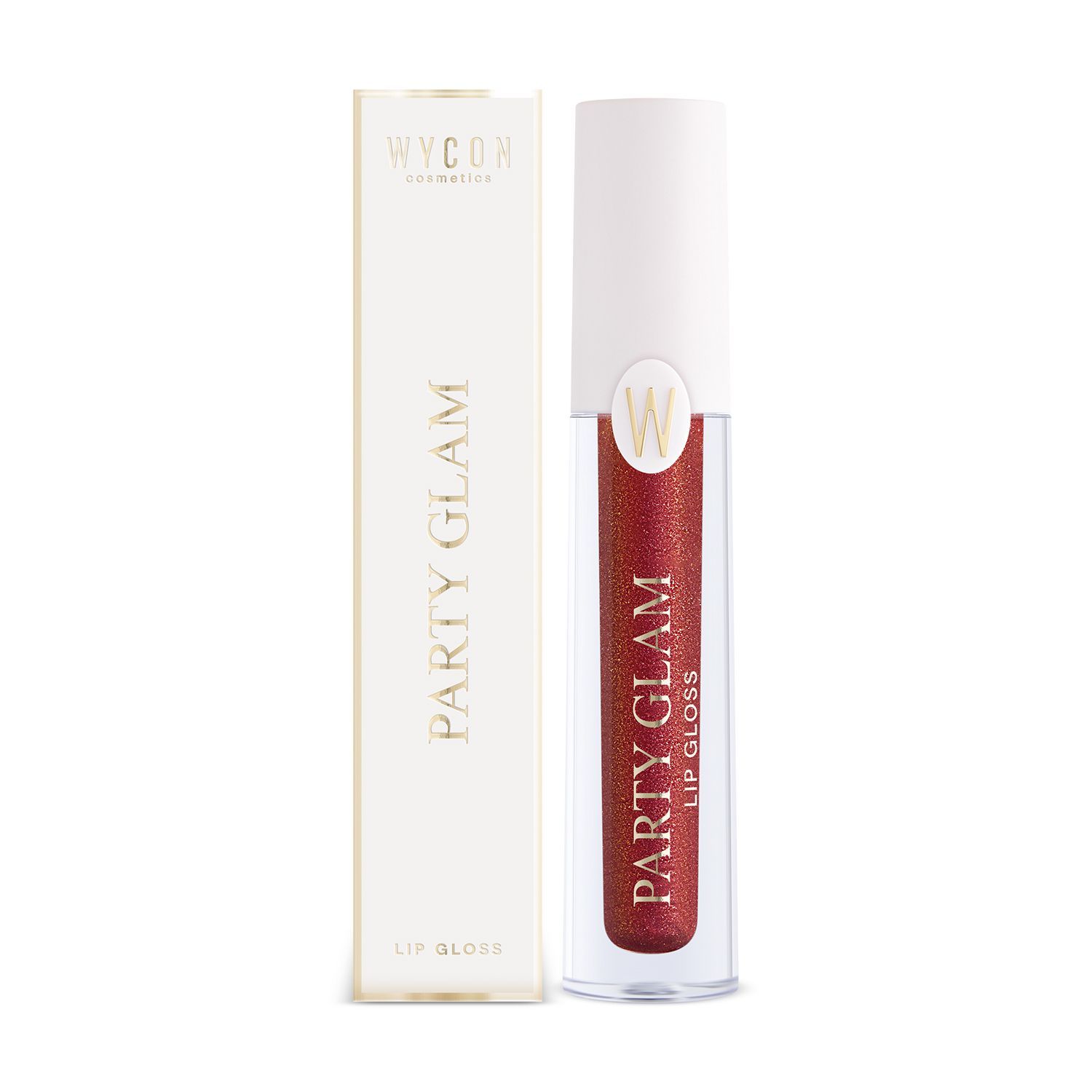 Блиск для губ WYCON Cosmetics Party Glam Lip Gloss у відтінку 09 Coral Glow