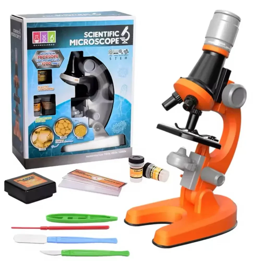 Дитячий мікроскоп Scientific Microscope збільшує у 1200 разів
