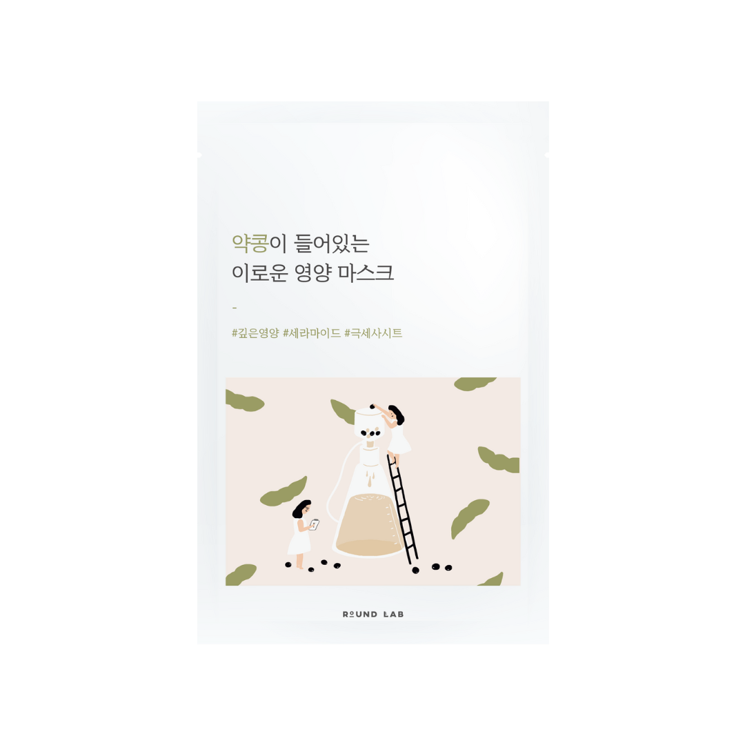 Маска тканинна поживна з соєвими бобами Round Lab Soybean Nourishing Mask Sheet 27 ml