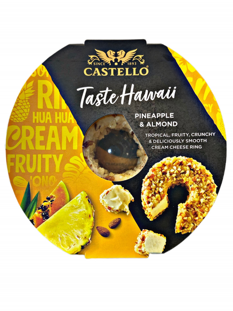 Крем-сир ананасовий з мигдалем Castello 125г