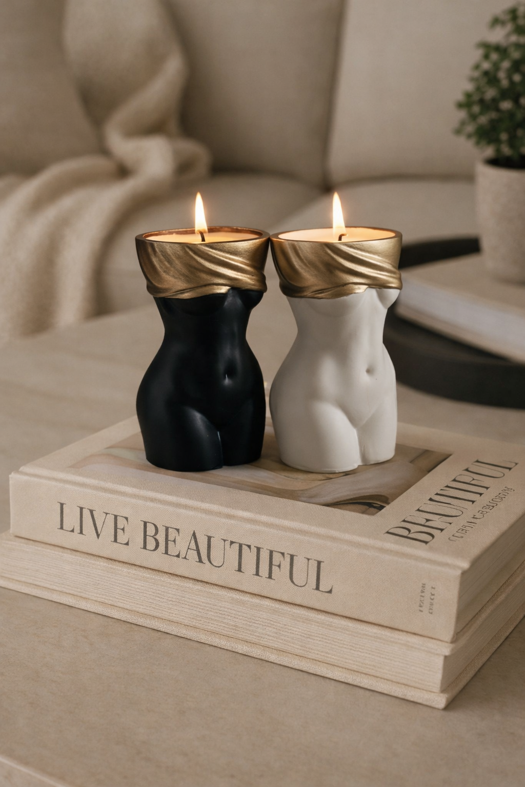 Свічка «Жіноче тіло» гіпс