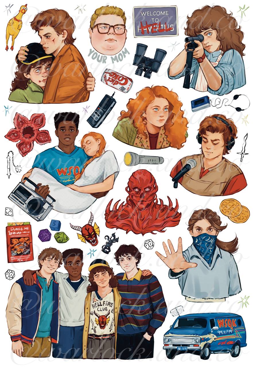 Стікерпак Stranger Things