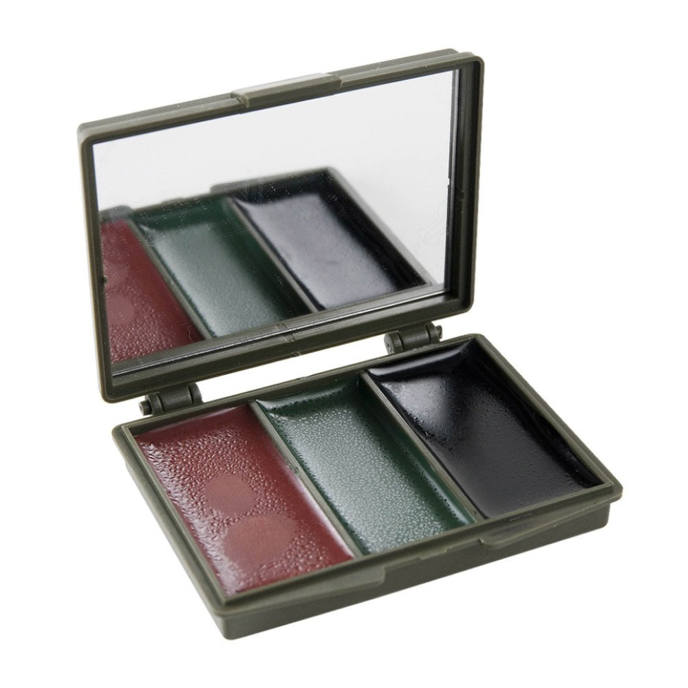 Камуфляжна 3-кольорова фарба для обличчя - Ліс