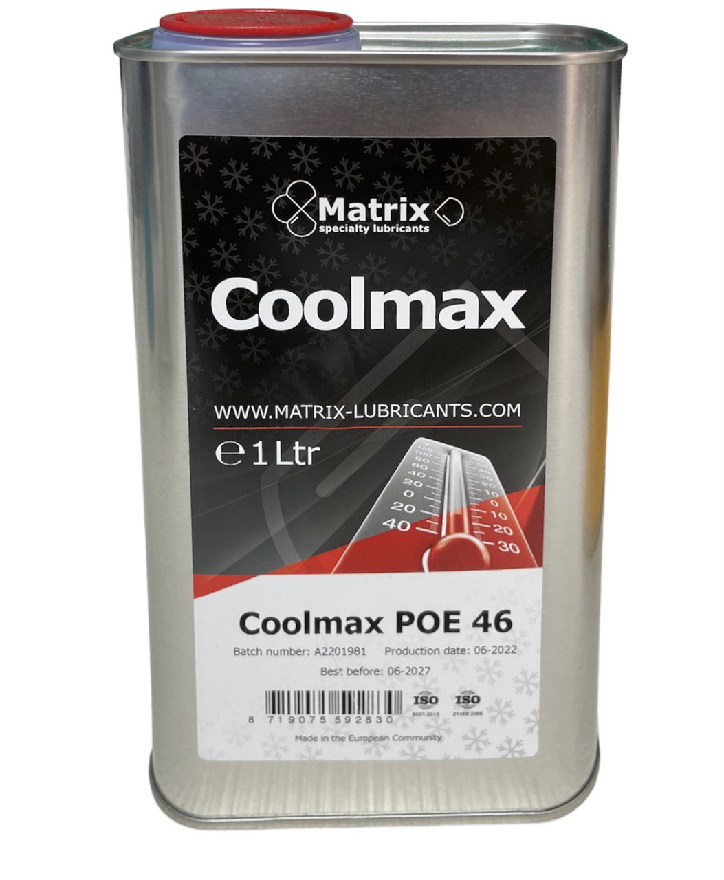 POE 46 1л Синтетичне масло холодильне Matrix Coolmax