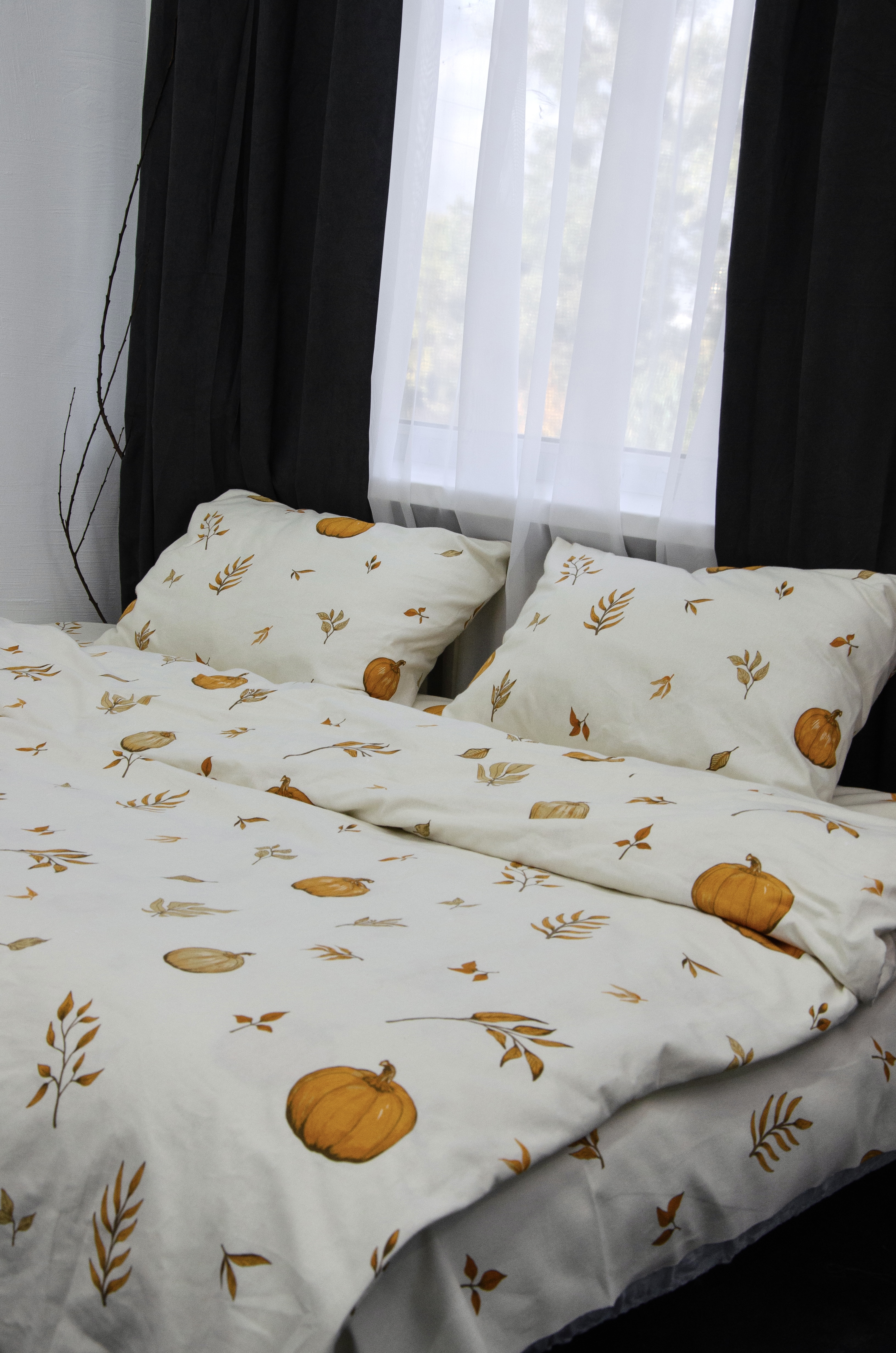 Постільний комплект Фланель преміум Гарбузики