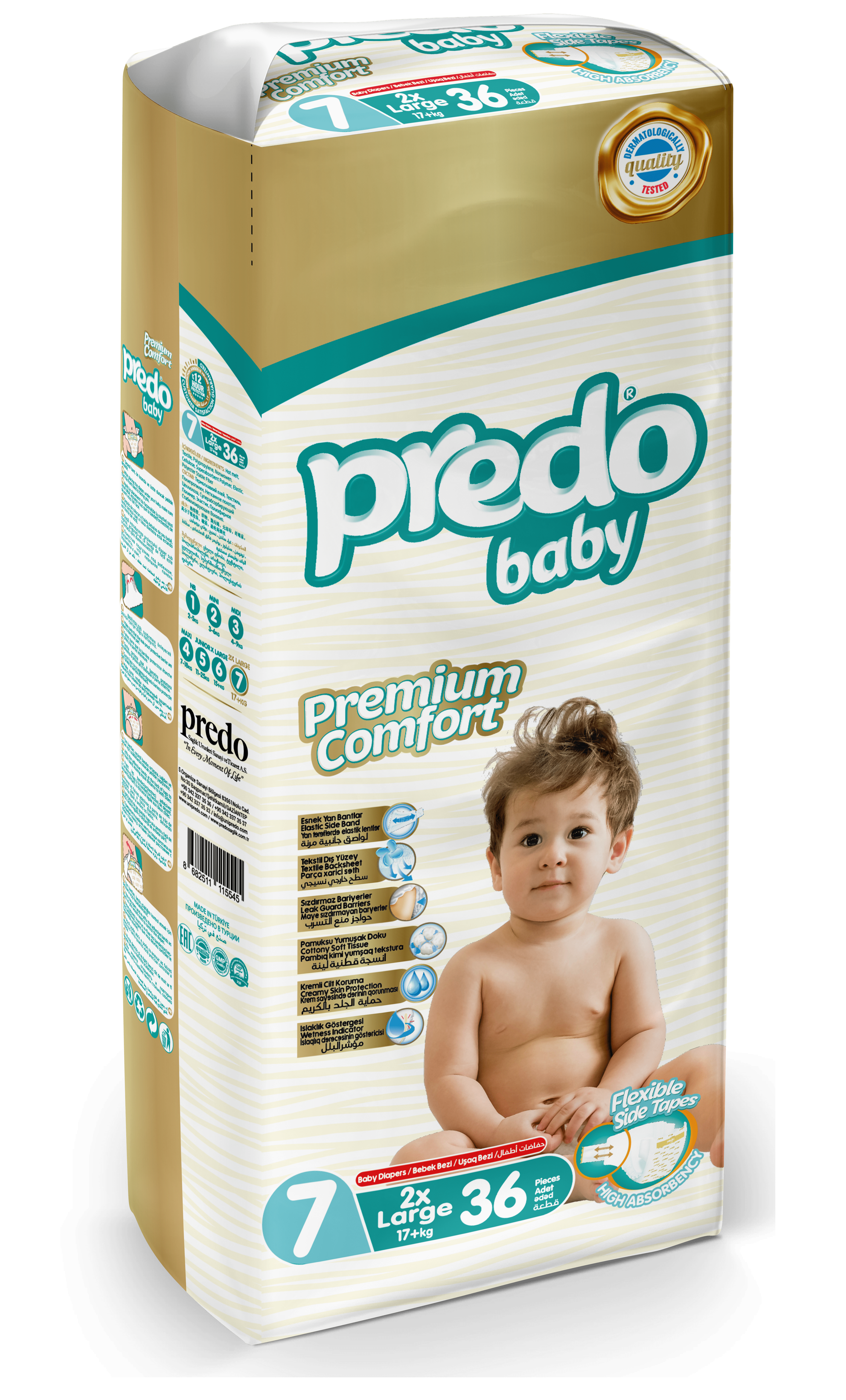 Predo Baby Premium Comfort 2x Large 36 szt.