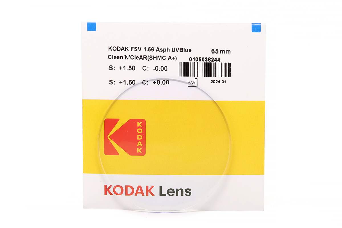 Лінзи для окулярів KODAK AS 1.56 UV Blue C&C Toric