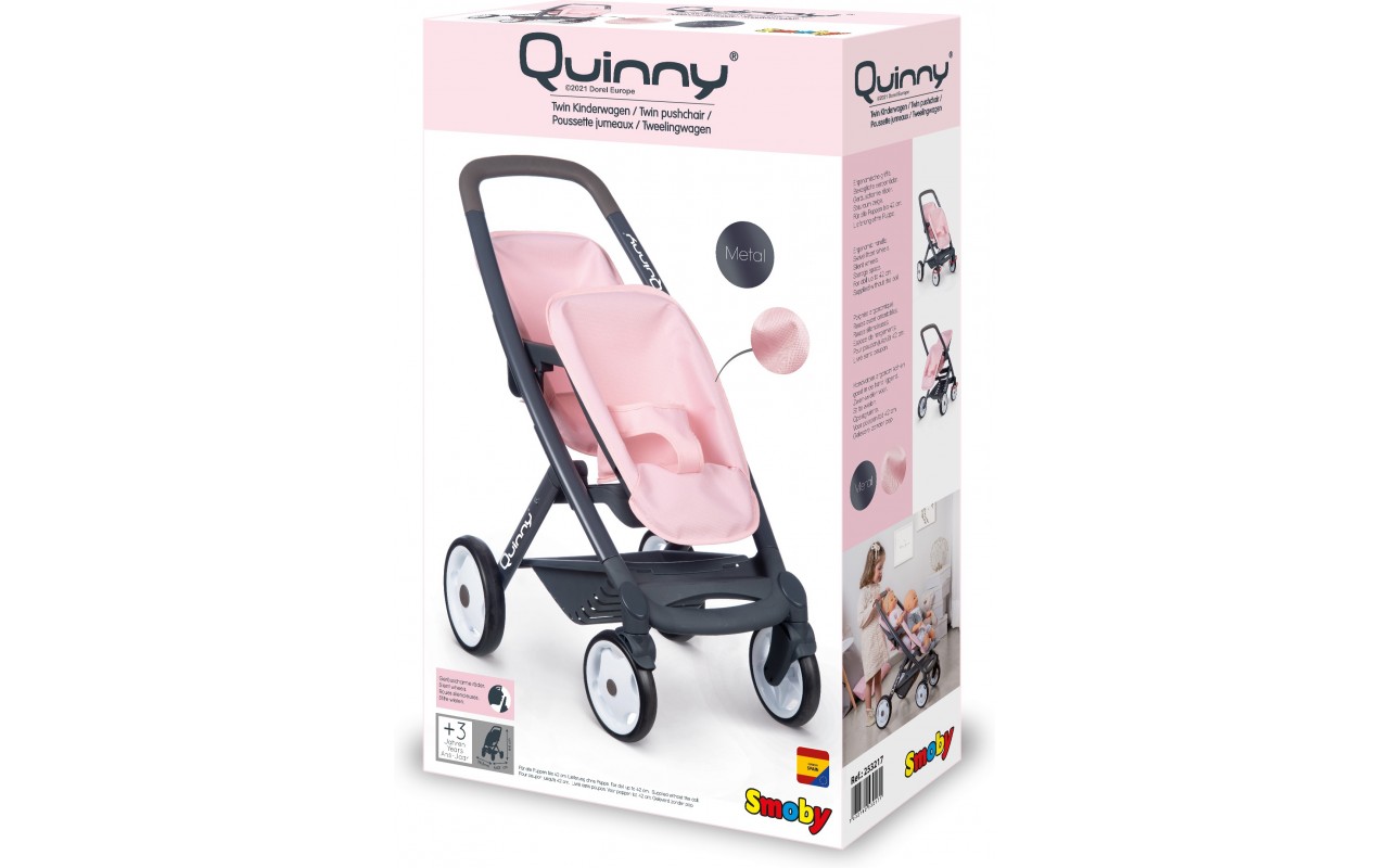 Коляска Maxi-Cosi&Quinny для близнюків "Софт", 52 х 38,5 х 64 см, 3+ Smoby