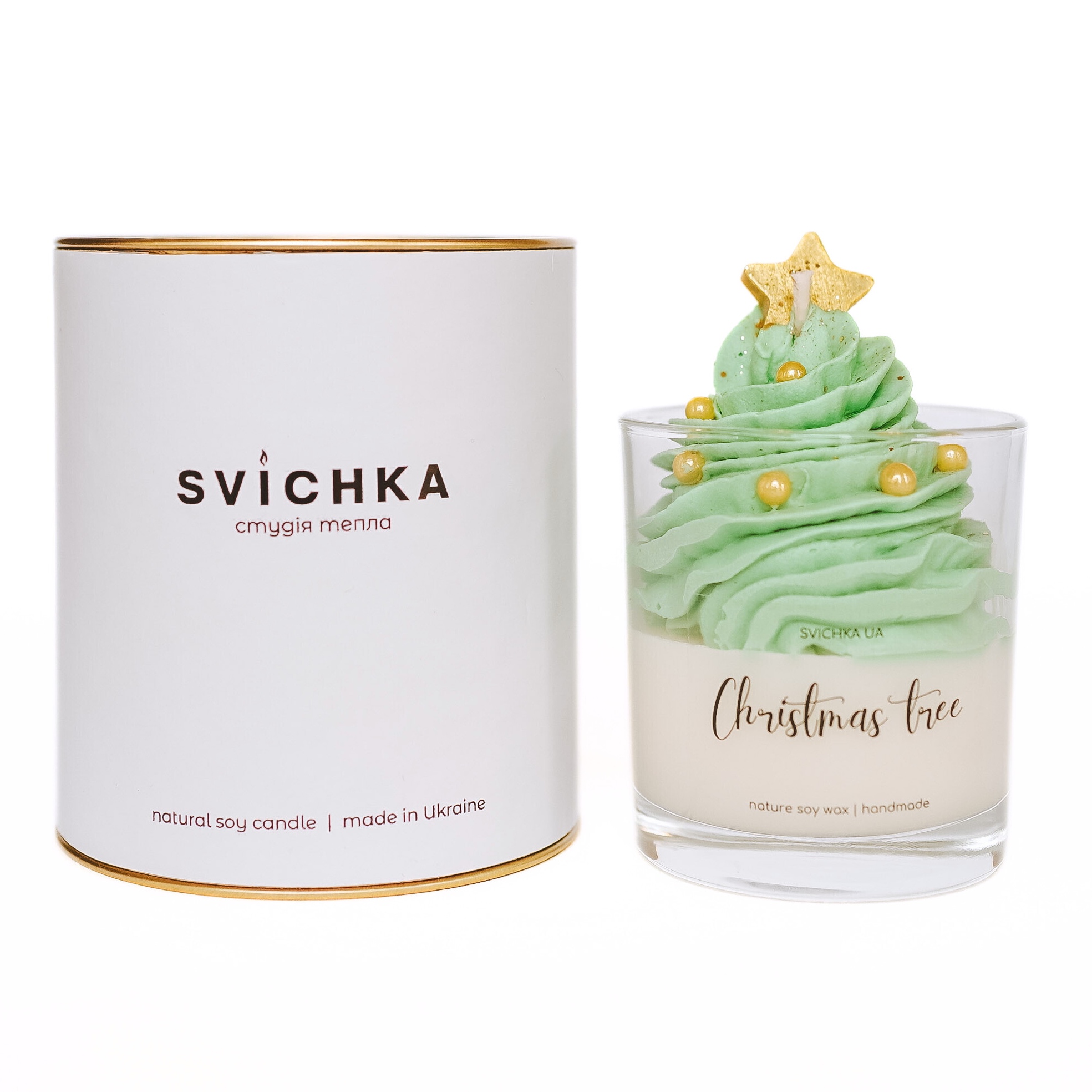 Новорічна свічка Christmas tree candle