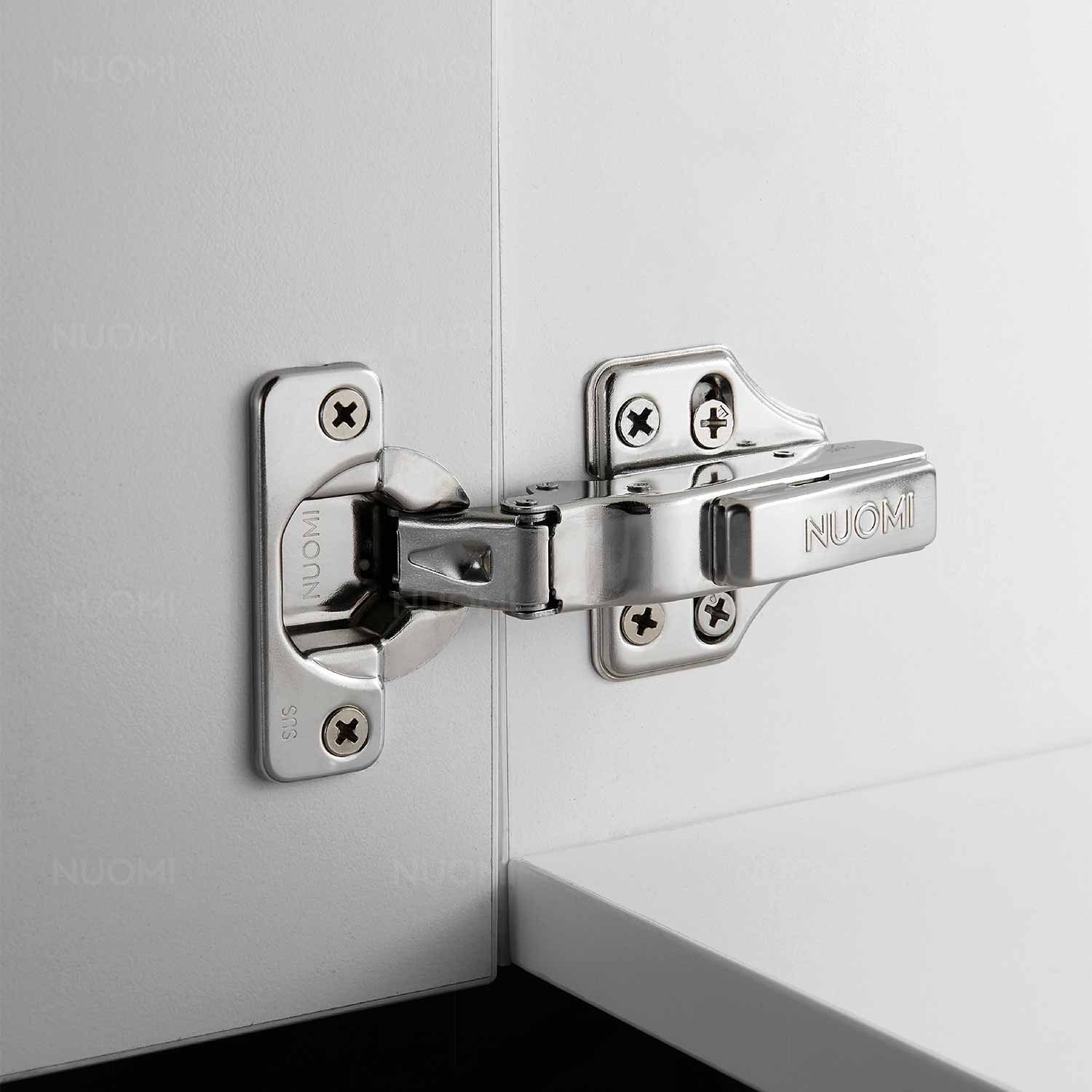 Sagacity Series SUS201 Hinge Fixed Mounted One Section Force Buffering Hinge (x5)
