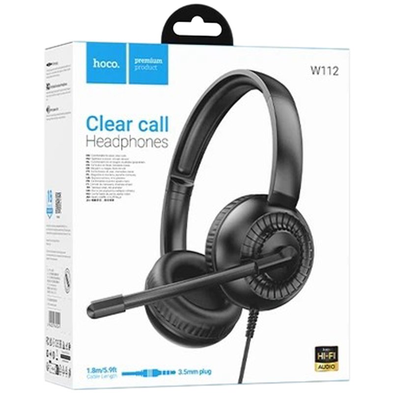 Навушники ігрові HOCO W112 Pure Black