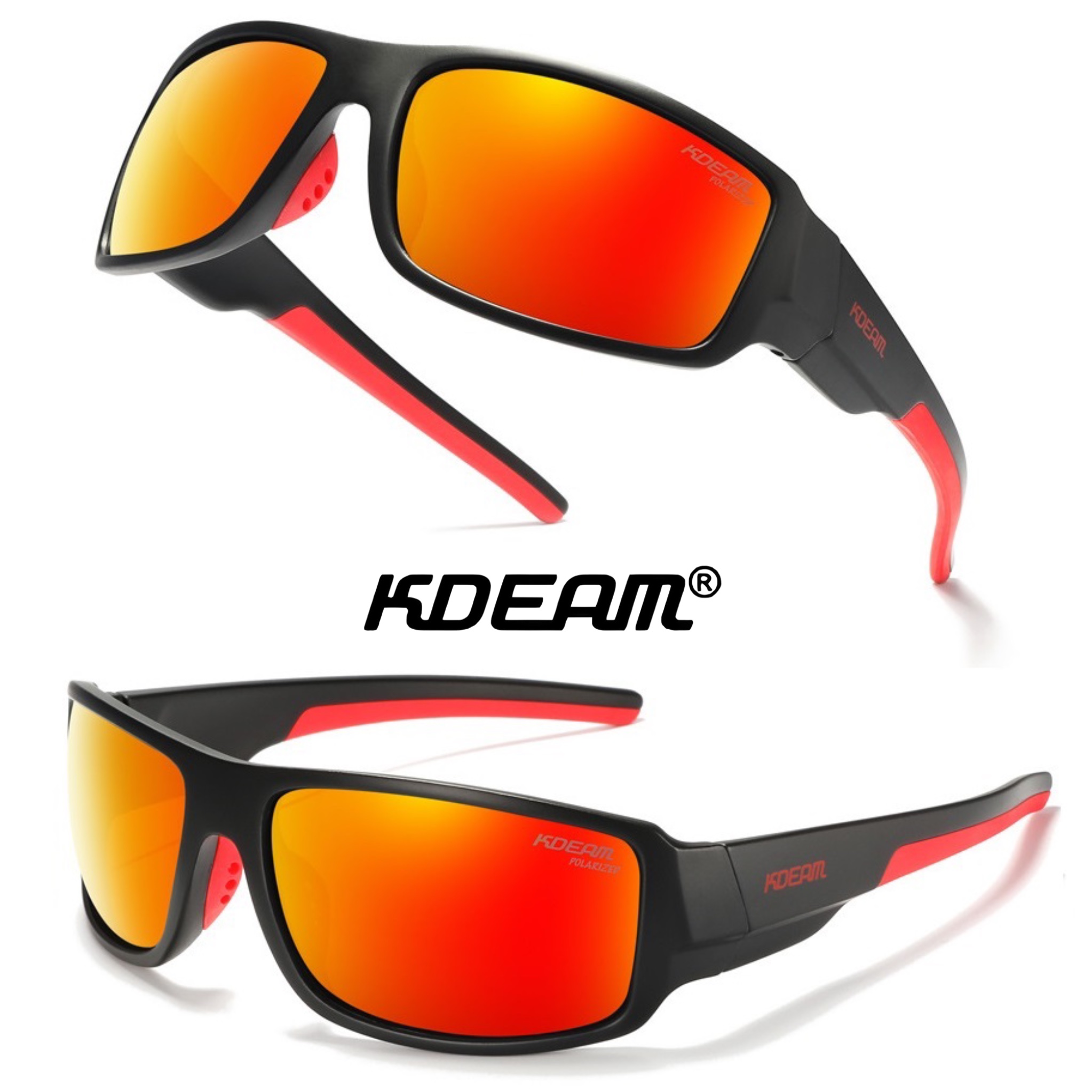 Окуляри сонцезахисні поляризовані KDEAM™ Flash Flame