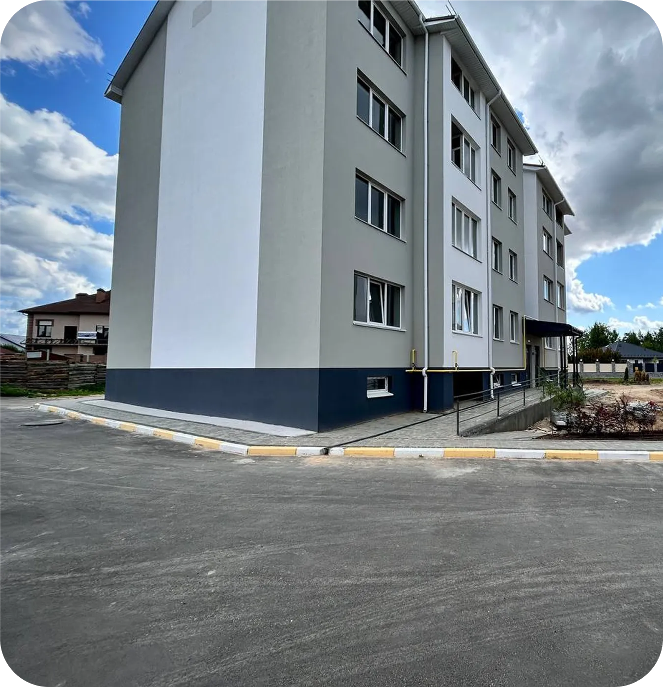 Однокімнатна квартира 46,5 м² з вільним плануванням у Ворзелі