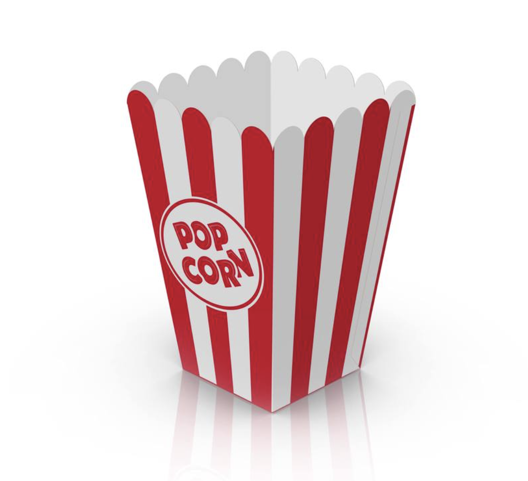 Відро V32 квадратне для попкорну 1 л, упаковка 50 шт