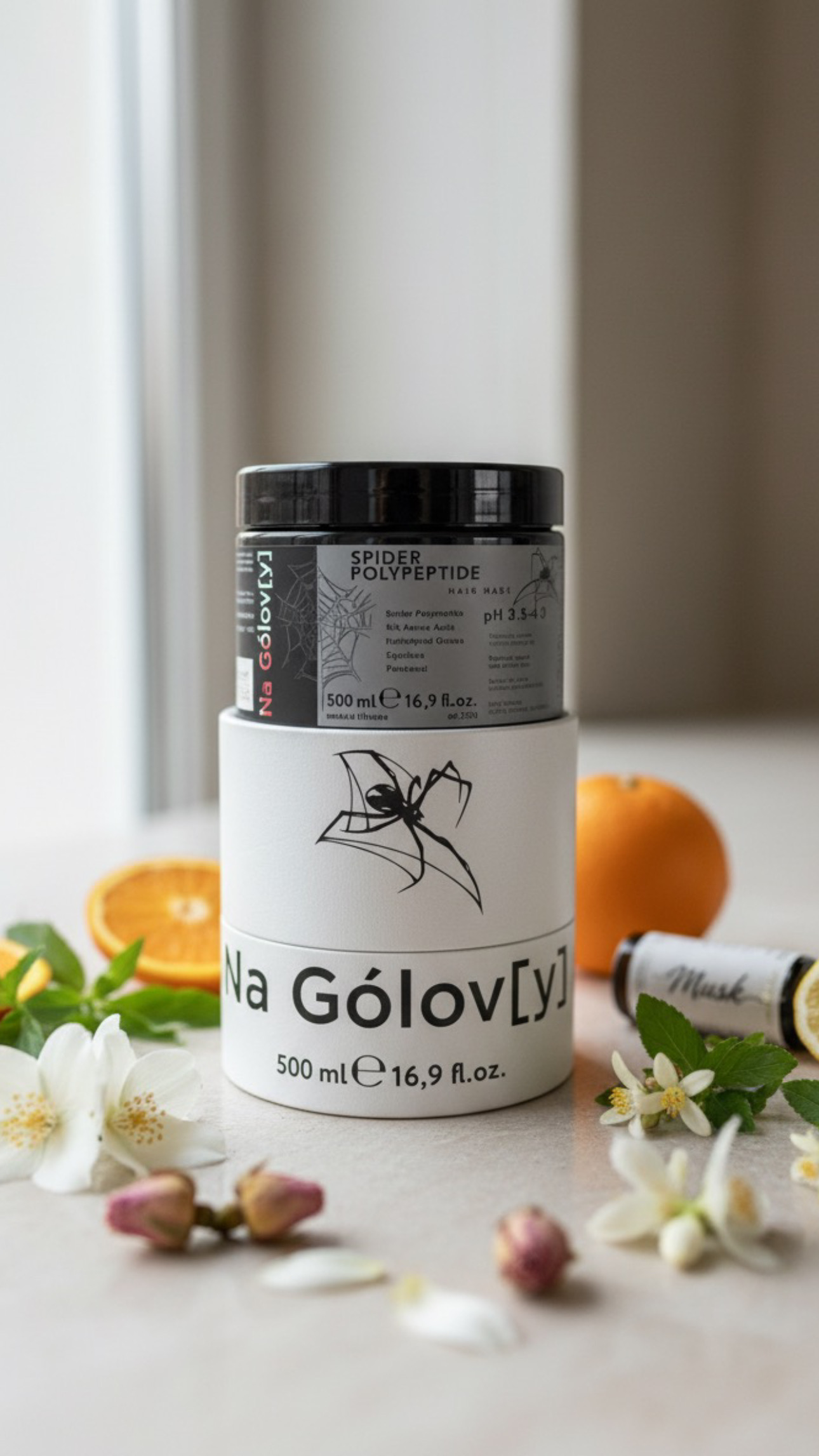 Поліпептидна павутинна маска для волосся 500 мл