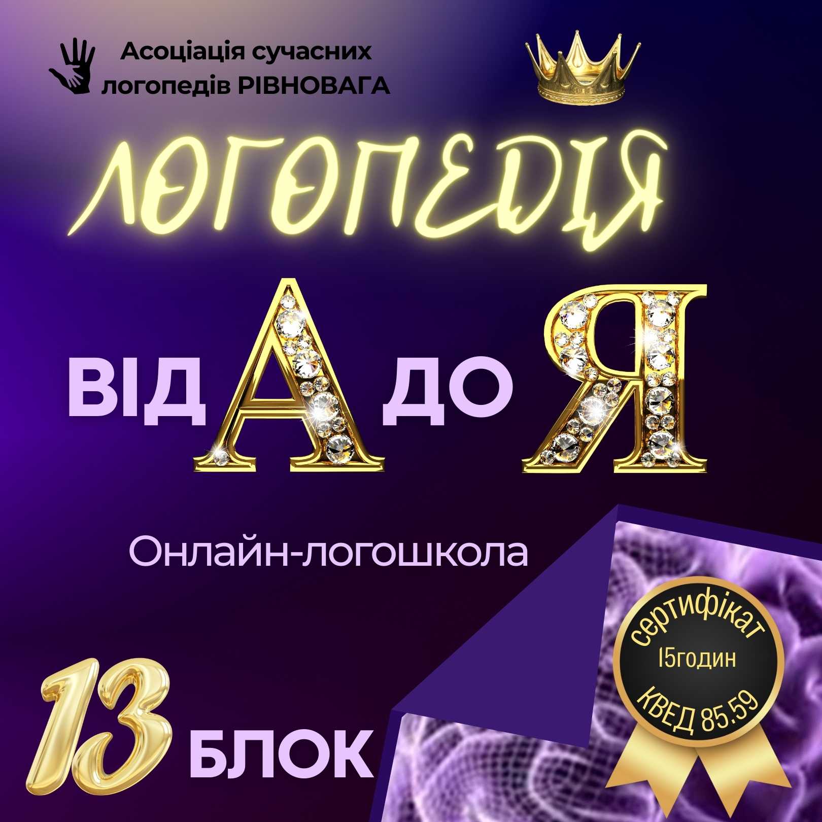 2 ПОТІК Блок 13. Логошкола Логопедія від А до Я