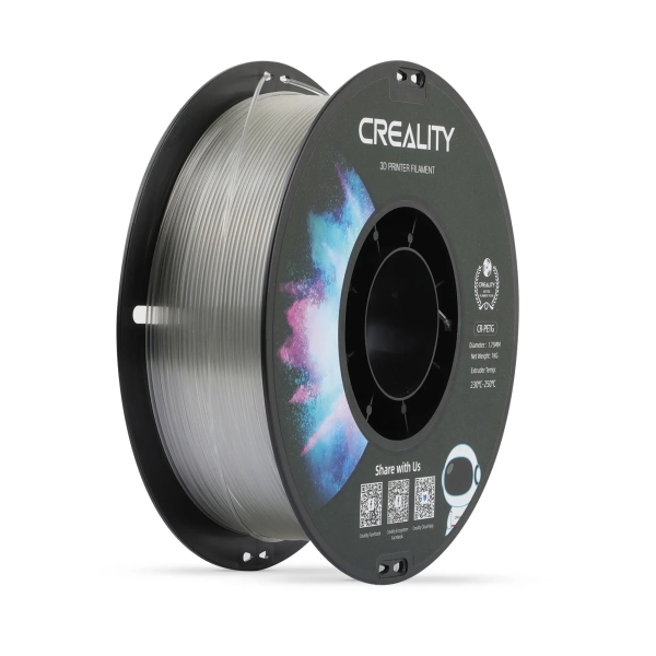 Creality PETG filament (пластик) для 3D принтера CREALITY 1кг, 1.75мм, прозорий