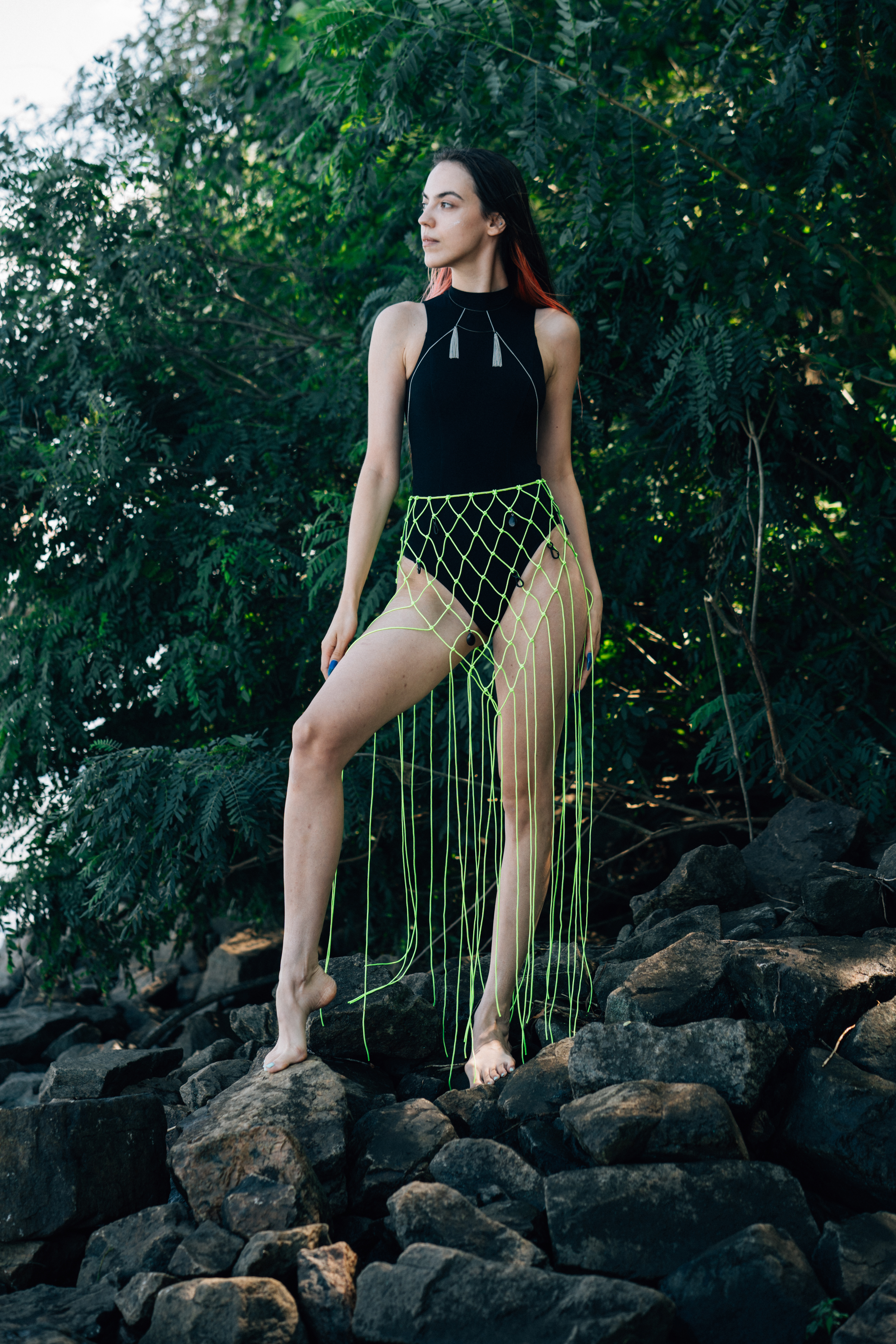 Siren Skirt "Neon green"