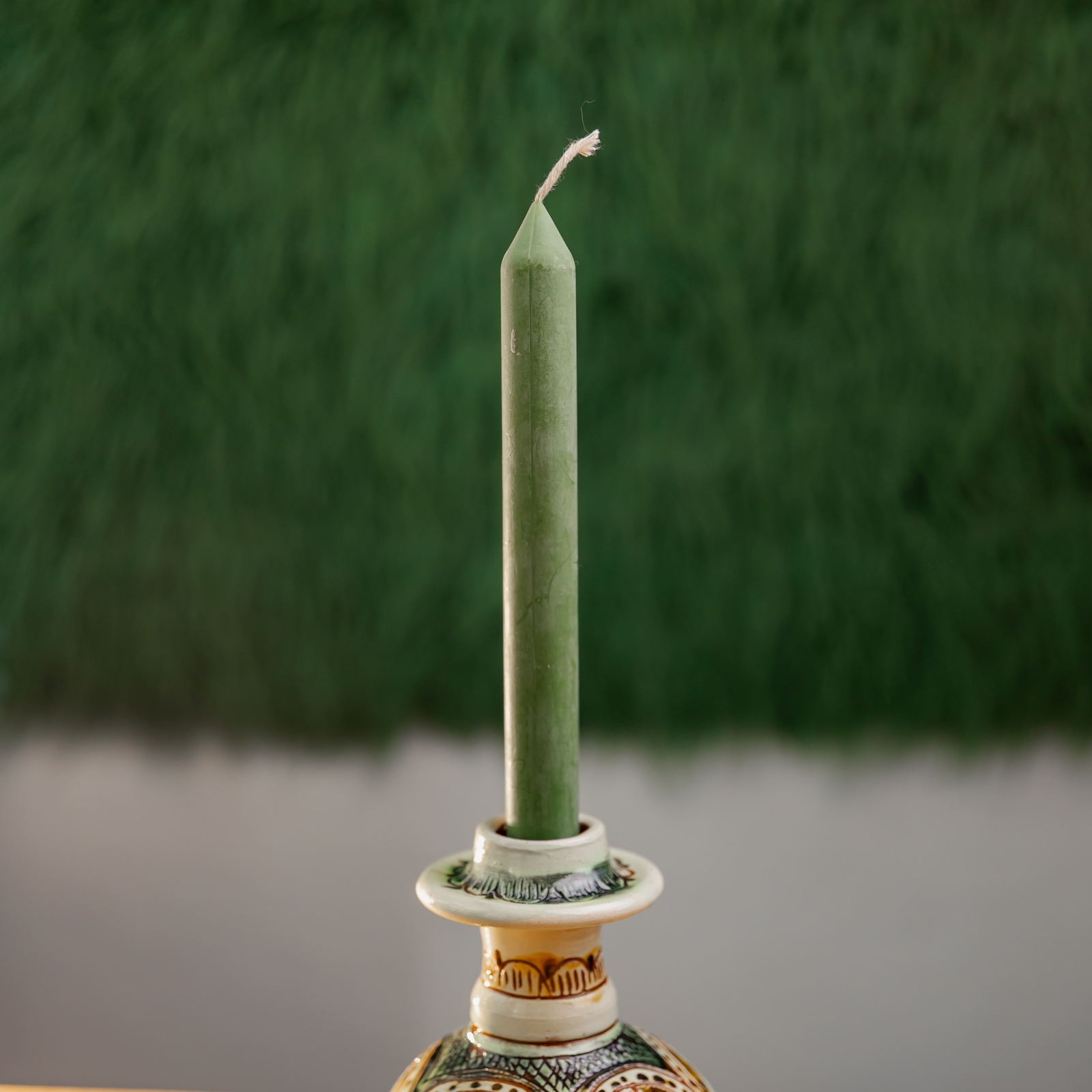 Натуральна свічка з Карпат, 19 см