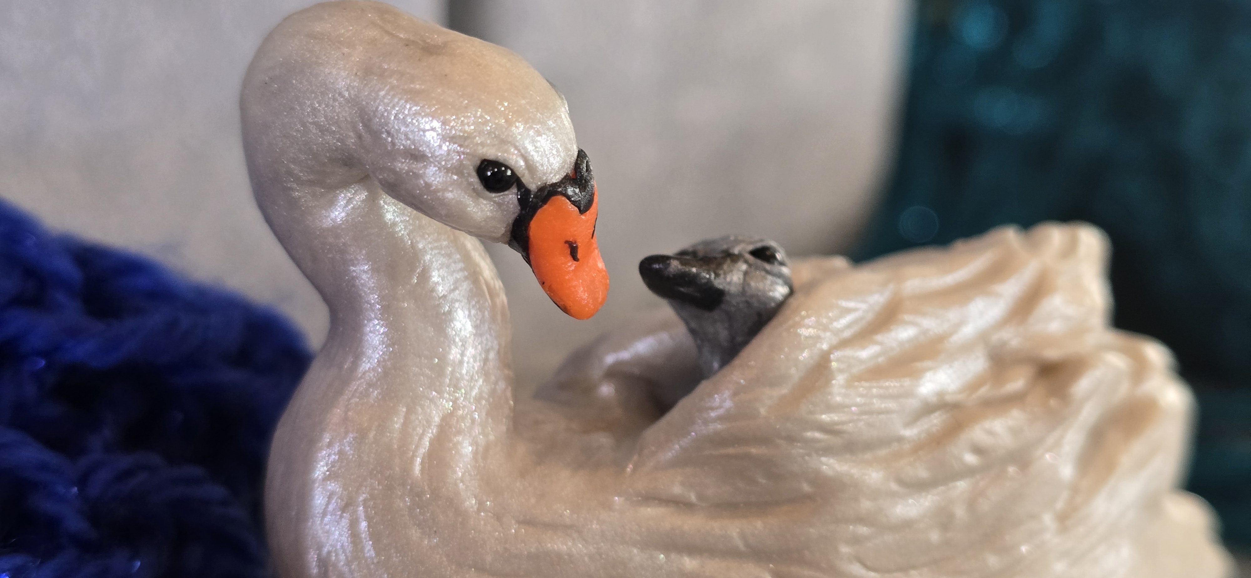 Swan and Baby