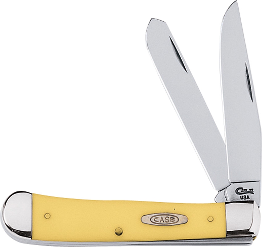 Case Cutlery Trapper Yellow Stainless