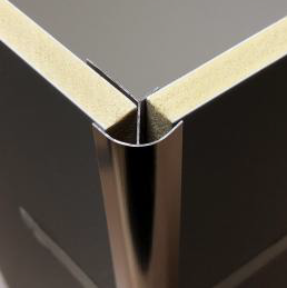 Кутовий зовнішній профіль EC-08 Black