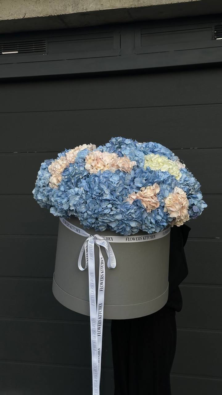 Коробка повітряних гортензій