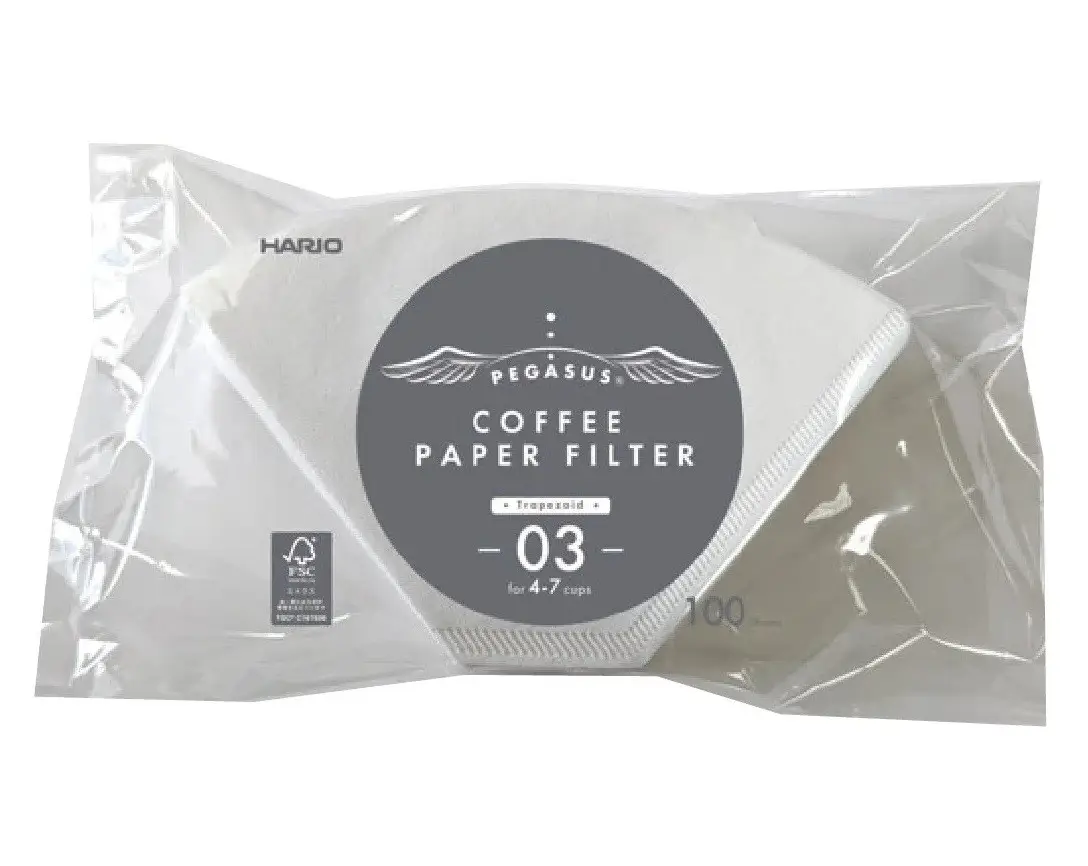 Паперові фільтри Hario Pegasus 03 1x4 (100 шт.)