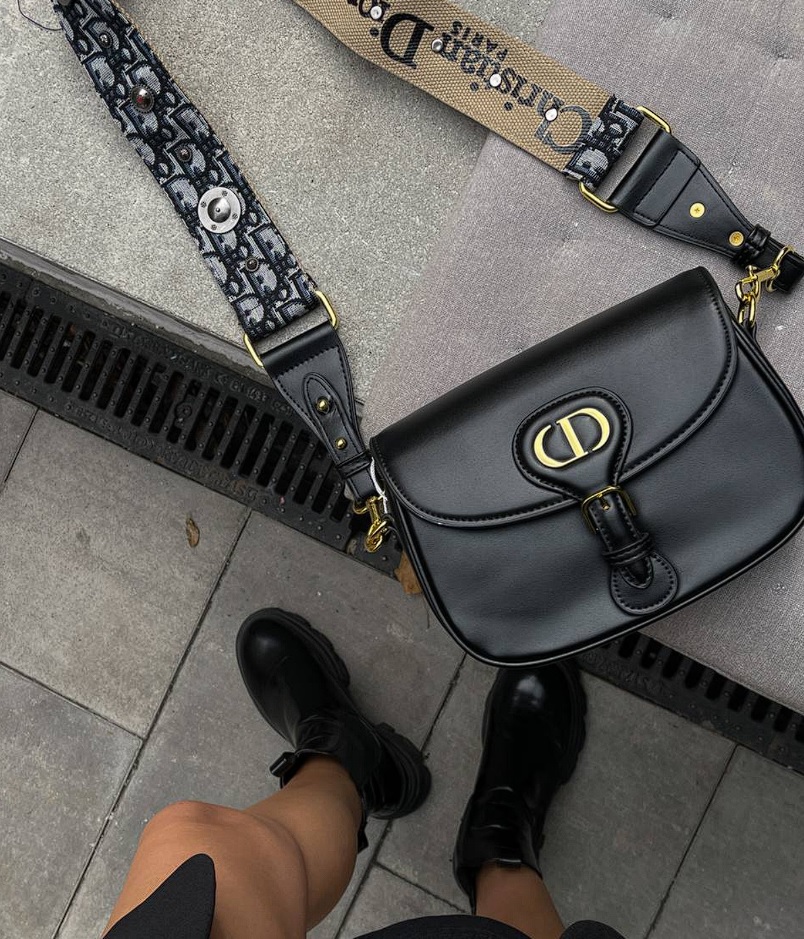 Dior Bobby Bag Black Smooth Skin