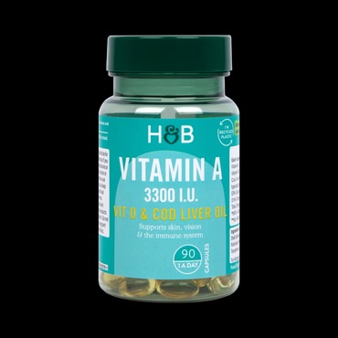 Vitamin A 3 300 IU + Vitamin D + Cod Liver Oil