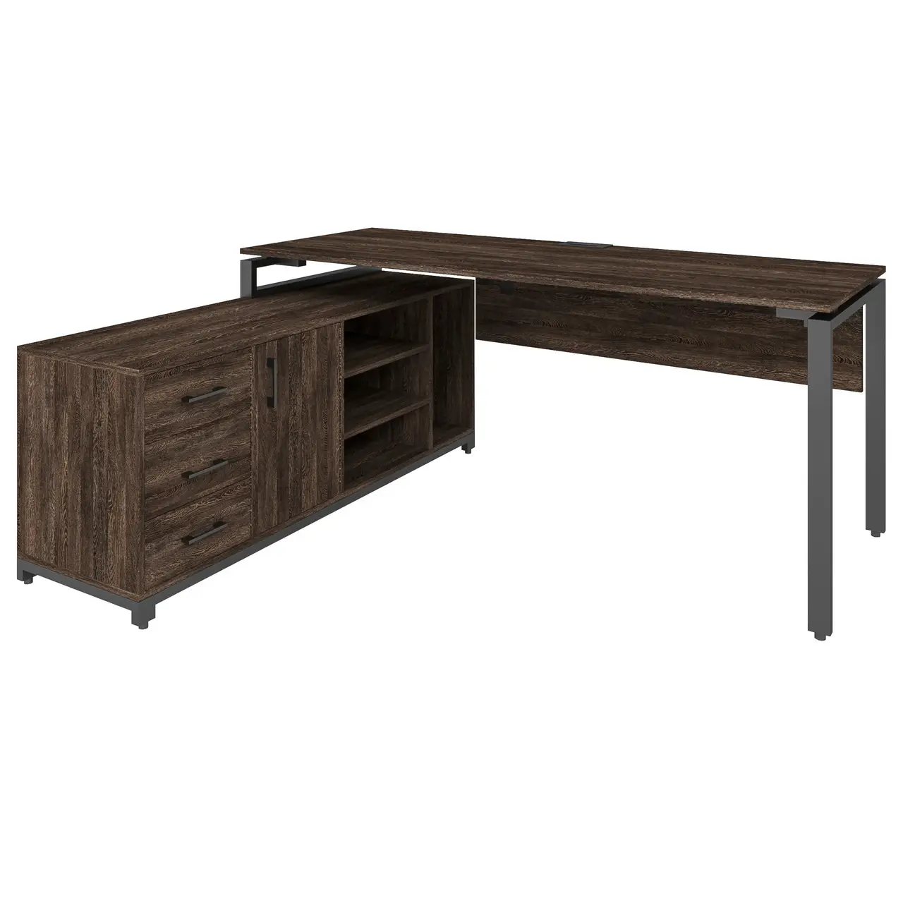 Стіл керівника з тумбою FM A, кабінет керівника, стіл керівника 1800/700/750 мм.