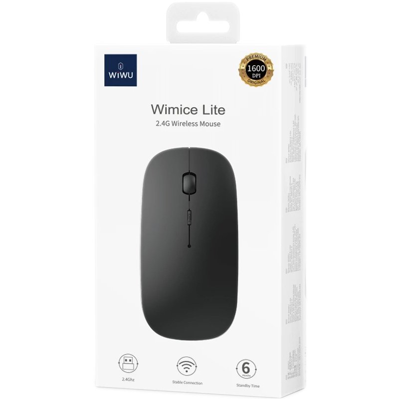 Бездротова миша WIWU WM101-C Wimice Lite 2.4G Black