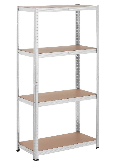 Стелаж металевий 4 полиці, стелаж розбірний, стелаж з полицями 700/300/1500 мм.