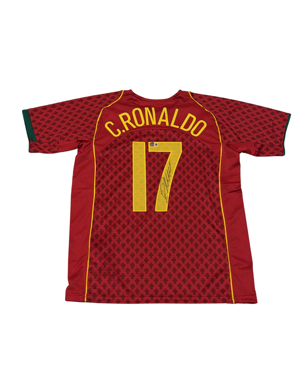 JERSEY CRISTIANO RONALDO EUROCOPA SIGNED CERTIFICADO BECKETT