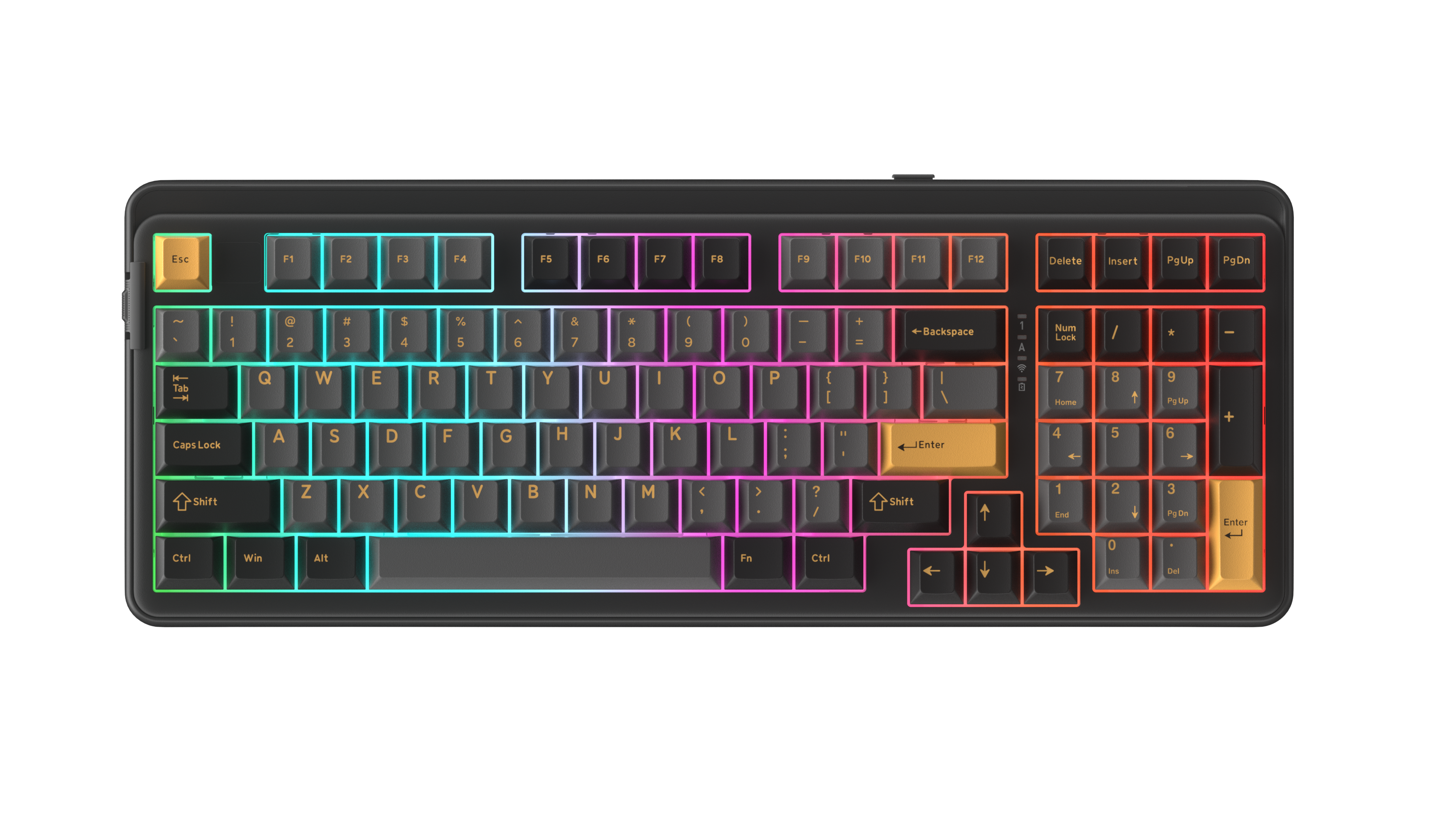 Трирежимна безгвинтова клавіатура DAREU EK98 Pro