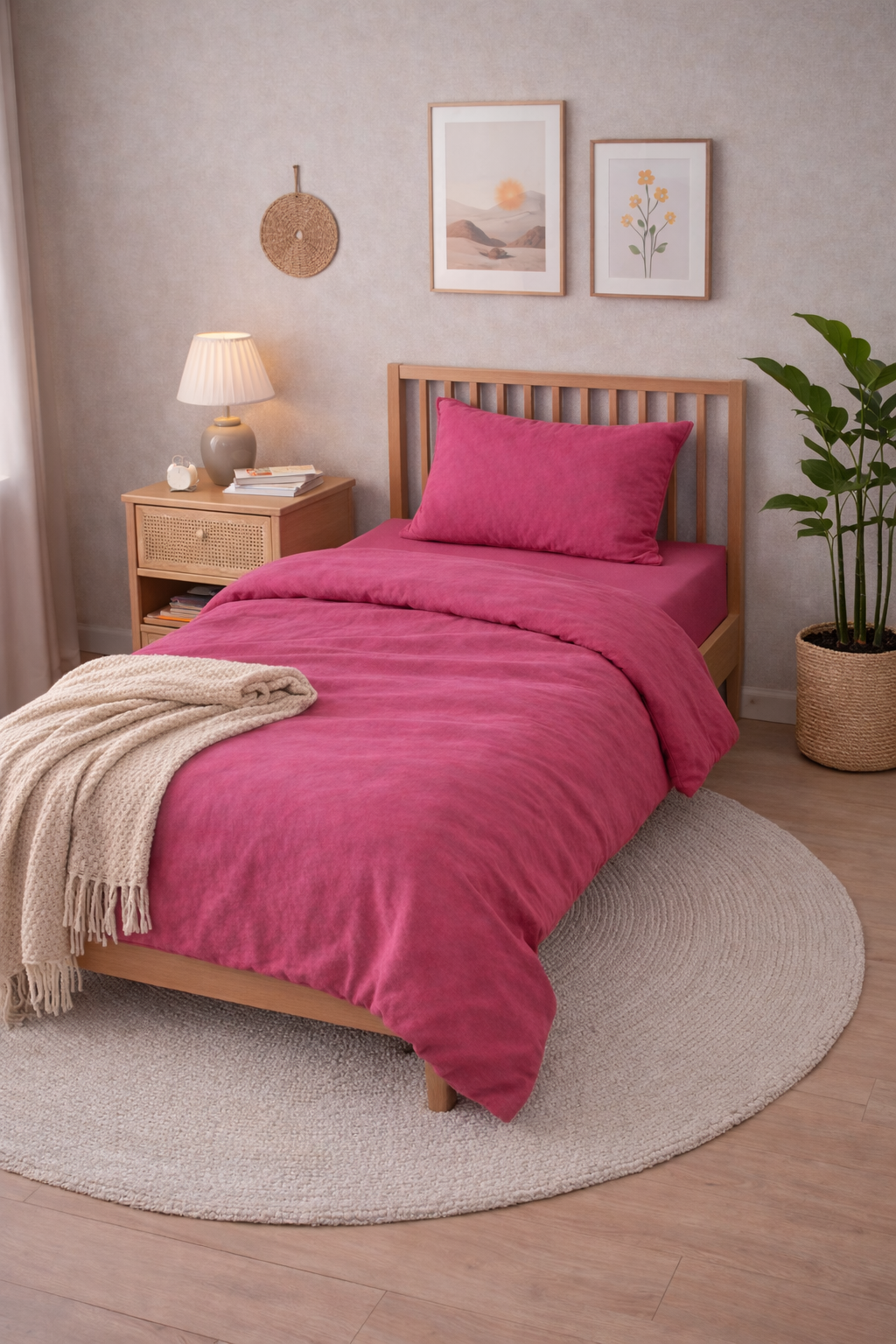 Підліткова постільна білизна варена бавовна "Малина"