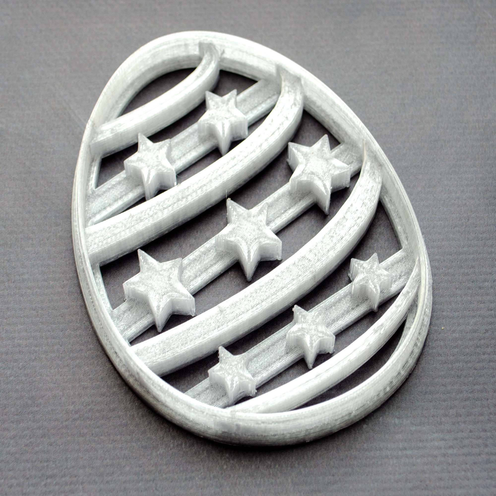 Пластикова вирубка (форма, каттер) для пряників і печива Великоднє яйце 1, 11х8 см