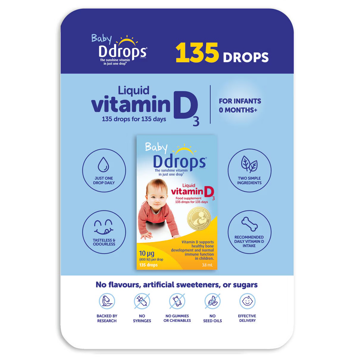 Baby Ddrops Liquid Vitamin D3