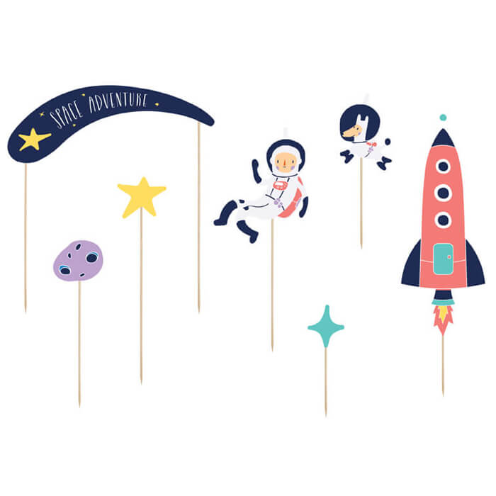 Набір топерів космос 7шт