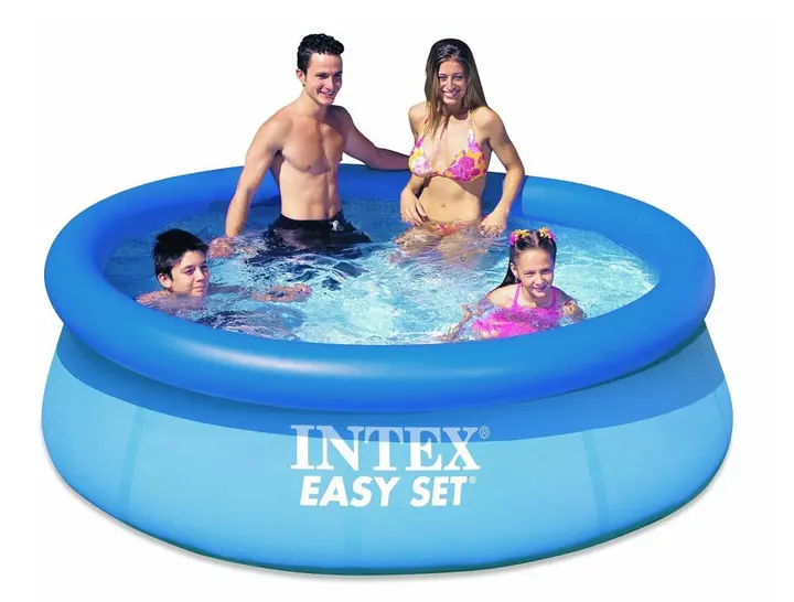 Надувний безкаркасний круглий басейн Intex 28132 (366-76см, 5621 л, фільтр-насос 230V)