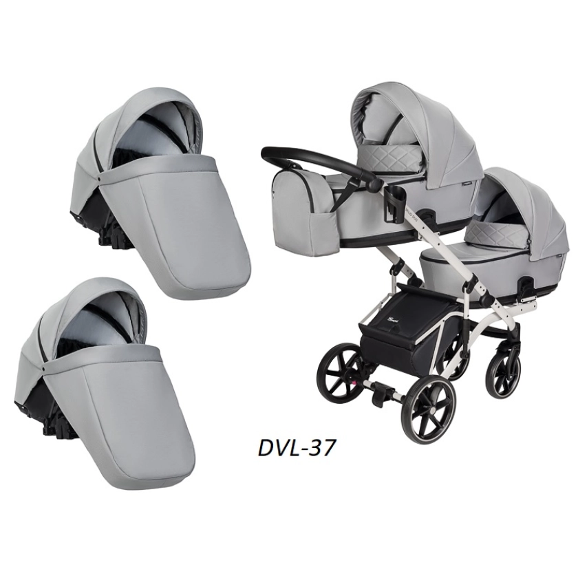 Коляска для двійні 2в1 Angelina Velio-Duo-Lux 37