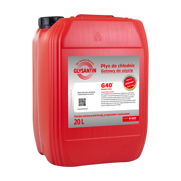 Антифриз готовий GLYSANTIN G40 READY 20л