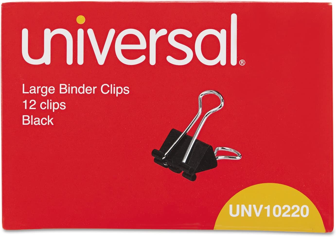 Universal Large Binder Clips – 12 Clips