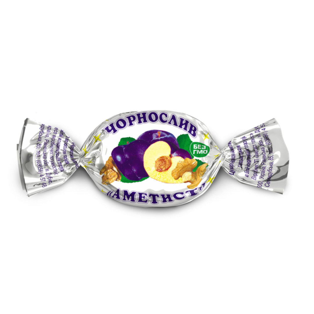 🇺🇦 "AMETIST PLUS" Bombons de ciruelas pasas con nueces en chocolate blanco, 1 kg.
